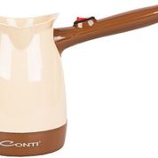 Conti CKC-200 Keyif 1000 W 400 ml Su Hazneli 4 Fincan Kapasiteli Filtre Thermo Kahve Makinesi Krem/Kahve