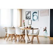 222 Concept CPT7040-180 180x80x4 cm Masif Ağaç Yemek Masası