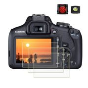 (3 paket) Pctc 0,3 mm optik 9H temperli cam ekran koruması için optik cam cilt film Canon EOS 1200D EOS 1300D EOS Rebel T6 T5 çizilmeye karşı dayanıklı anti toz Anti Parmak İzi