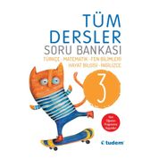 3.Sınıf Tüm Dersler Soru Bankası Tudem Yayınları