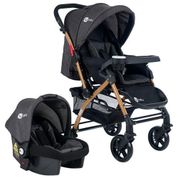 4 Baby Active Gold Siyah Çift Yönlü Bebek Arabası