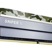 8 GB DDR4-3200Mhz GSKILL SNİPERX ORMAN KAMUFLAJ CL16 (1X8GB) SINGLE (16-18-18-38) F4-3200C16S-8GSXFB