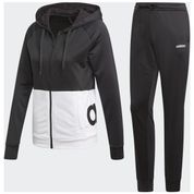 Adidas DV2425 Siyah Beyaz Kadın Eşofman Takımı