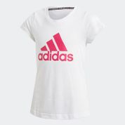 Adidas Yg Mh Bos Tee DV0321 Kız Beyaz Çocuk T-Shirt