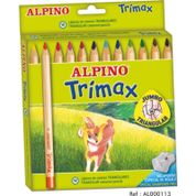 Alpino Al000113 Trimax Jumbo Üçgen 12 Li Kuru Boya
