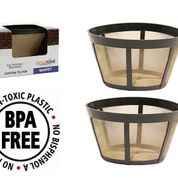 Altın renkli marka yeniden kullanılabilir kahve-Filter Kırmızı kahve makinesi uyar ve Brewer. Kırmızı kahve kupası filtre 10 sepet ve kırmızı Permanent Coffee Filter 43235-171158