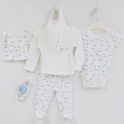 Andywawa AC1206 Ekru 0-3 Ay Caretta City Of Patara Hastane Çıkışı 5'li Set