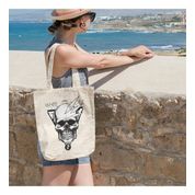 Angemiel 2988159 Bag White Noise Kurukafa Alışveriş Bez Kadın Günlük Çanta