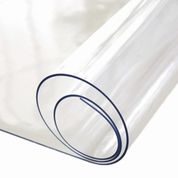 Arge Zemin 1,7 mm Kalınlık 70 x 60 cm Şeffaf Pvc Kalın Kaymaz Masa Örtüsü Koruyucu