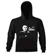Art T-shirt Obdadovic The Godfather Unisex Kapüşonlu Sweatshirt Siyah