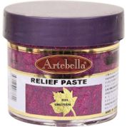 Artebella 332350 Simli Fuşya 50 ml Rölyef Pasta