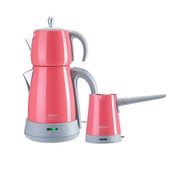 Arzum AR3029 Ehlikeyif Delux 1650 W 0.7 lt Demleme 1.8 lt Su Isıtma Kapasiteli Çay Kahve Makinası Kırmızı