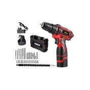 Assur Pro Plus 18w S-line Sjs Çift Metal Şanzuman Çift Akülü Şarjlı Vidalama Matkap ve 24 Parça Seti