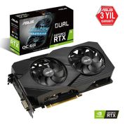 Asus RTX 2060 OC Evo Dual-RTX2060-O6G-EVO 6GB 192Bit GDDR6 DX Ekran Kartı