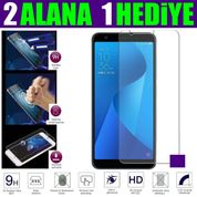 Asus Zenfone MAX Plus (M1) Ekran Koruyucu ZB570TL 9H HD Kırılmaz Temperli Cam Ekran Koruma (ML62HXO)