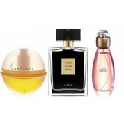 AVON Celebre bayan parfüm 50 ml+Avon Little Black Dress bayan parfüm+Avon incandessence Bayan Parfüm