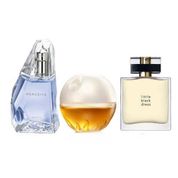 AVON PUR BLANCA BAYAN PARFÜM 50ML+AVON LİTTLE BLACK DRESS BAYAN PARFÜM 50ML+AVON İNCANDESSENCE BAYAN