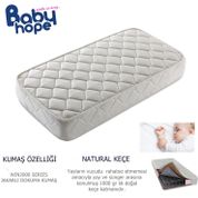 Babyhope Soft 60x110 cm Ortopedik Yaylı Bebek Yatağı