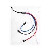 Baseus Three Primary Serisi 3-in-1 Lightning, Type C Ve Micro Usb 3.5a 30cm Şarj Kablosu Siyah 18102606