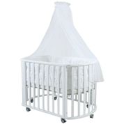 Bebe Deluxe Zuma Beyaz Ahşap Beşik