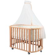 Bebe Deluxe Zuma Naturel Ahşap Beşik