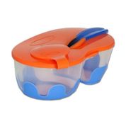 Bebedor 8559 Turuncu 2 Bölmeli Tabak Kaşık Seti