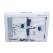 Bebitof 878 0-3 Ay Mavi 5'li Bebek Hastane Çıkış Seti