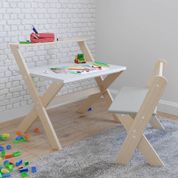 Bie 7060 Ahşap Çocuk Masa Sandalye Takım