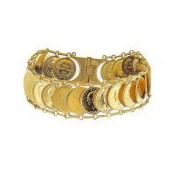 Bilezikhane 57,62 Gram 22 Ayar Ata Çeyrekli Kaykay Altın Bileklik