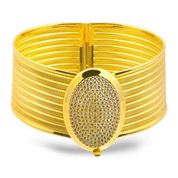 Bilezikhane Rize Hasır Kelepçe 8 Sıra 22 Ayar Altın Bilezik