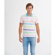 Blue Ran Ger Erkek Polo Yaka Çizgili Tshirt