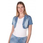 Blue White Mavi Kadın Bolero