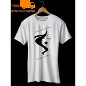 Born Naked Baskılı Tişört Tshirt AYNI GÜN HEMEN KARGO