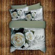 Canarino Wedding 3D Tek Kişilik Nevresim Takımı