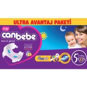 Canbebe Ultra Avantaj Paketi 5 Numara Junior 88 Adet Bebek Bezi