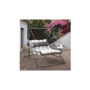 Capri Swing Bed Çiftli Rattan Balkon Bahçe Salıncağı