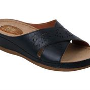 Carlaverde Siyah Ortopedik Kadın Terlik