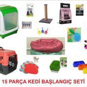 CatMozz 15 Parça Premium Kedi Başlangıç Bakım Seti