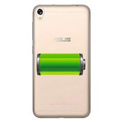 Cekuonline Asus Zenfone Live 5.0" ZB501KL Kılıf Desenli Esnek Silikon Telefon Kabı Kapak - Şarj Full