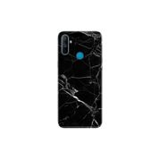 Cekuonline Realme C3 Kılıf Desenli Resimli Hd Silikon Telefon Kabı Kapak - Mermer Siyah realmec3pcekuvol330