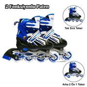 Çift Sıra Ayarlanabilir Pembe Çocuk Pateni