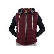 Çıkarılabilir Kapşonlu Slim Fit Kesim Erkek Şişme Yelek