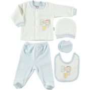 Civil Baby Yenidoğan Mavi Erkek Zıbın Takımı