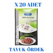 Clauder Tavuklu Ördekli Pouch 20x100 gr Kedi Yaş Maması