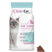Clear Cat Bebek Pudrası Kokulu 10 kg İnce Taneli Bentonit Kedi Kumu