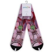 Colorcool Paris Baskılı Bambu Kadın Çorap