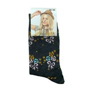 Cool Socks Kurdele Desenli Pamuk Kadın Soket Çorap