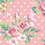 Cushion Design Flower Pink 4'lü Amerikan Servis