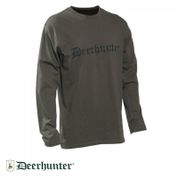 Deerhunter Logo Yeşil Uzun Kollu Tişört