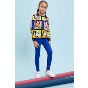 DeFacto H9609A620SPBE114 Mavi Basic Kız Çocuk Tayt